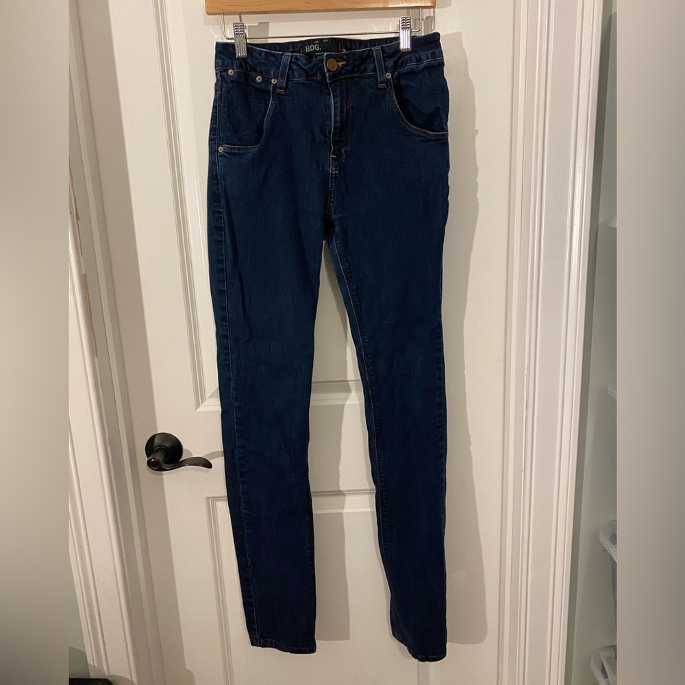 BDG Dark Indigo High-Rise Cigarette Jeans